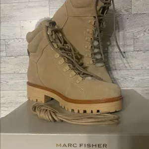 Marc Fisher lace up boots, NWT