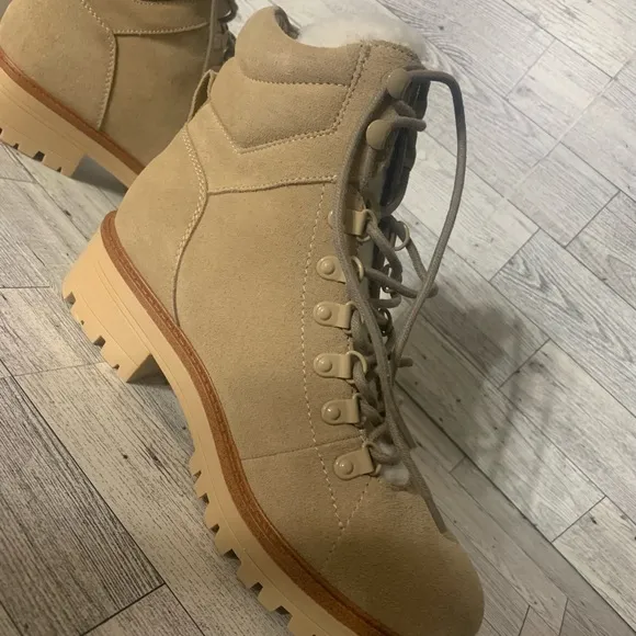 Marc Fisher lace up boots, NWT