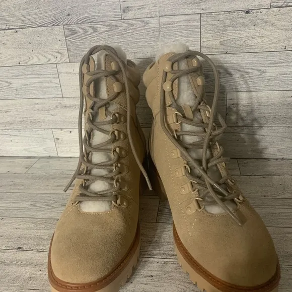 Marc Fisher lace up boots, NWT