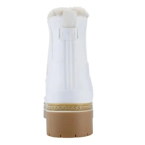 Marc Fisher LTD Fargo Waterproof White Lug Sole Ankle Boots Size 11 NEW