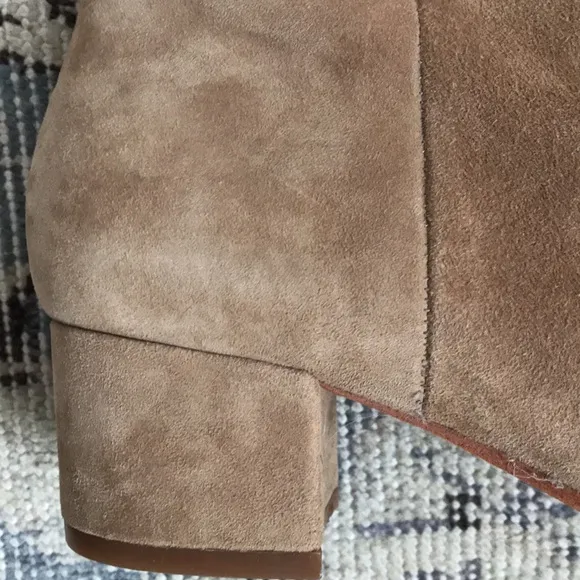 Marc Fisher Tan Suede Over the Knee Boots