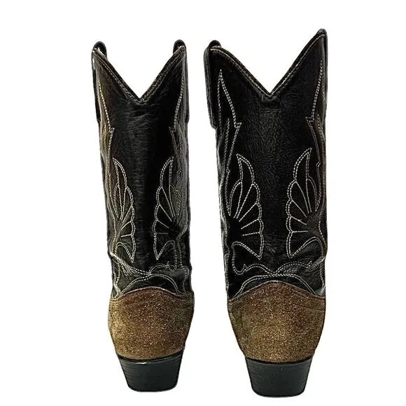 Masterson Boot Co Mens Style RB 2003Y Leather Cowboy Boots Size 4 D Pre-Owned