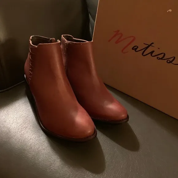 Matisse Brown Corsett Boots