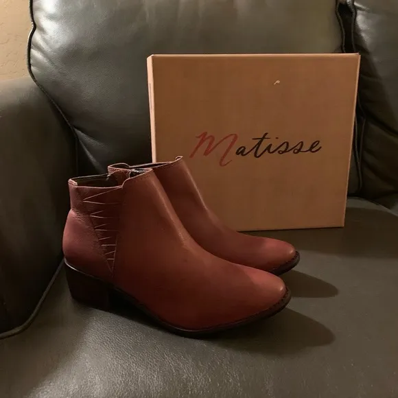 Matisse Brown Corsett Boots