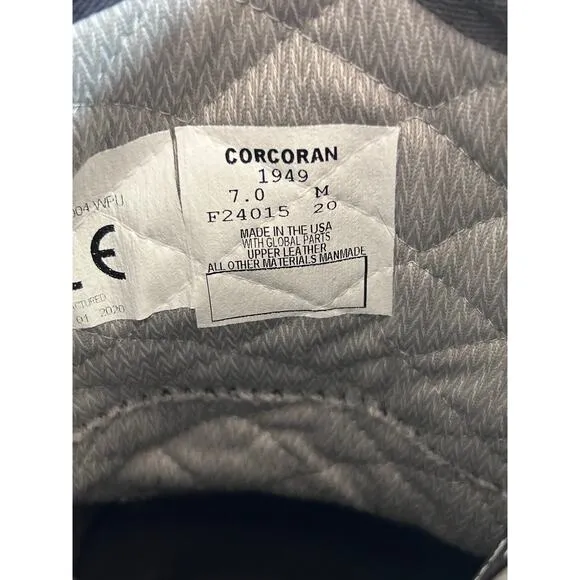 Matterhorn Corcoran 1949 Black Hiking Combat Vibrato Gortex Mens 7