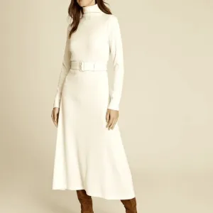 Melissah Knit Midi Dress - New With Tags - NEVER WORN - Neutral