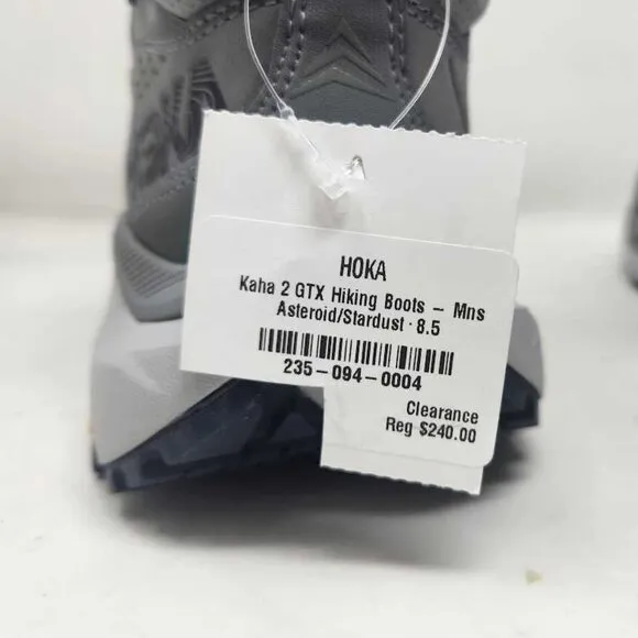 Men's 8.5 Hoka Kaha 2 GTX Gore-Tex hiking boots Asteroid / Stardust 1123155F ADS