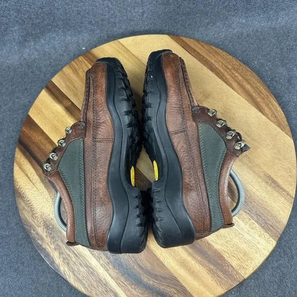 Men's Chippewa Brown Leather Lace Up Boots Hiking Sz 8W Waterproof 24701 1202