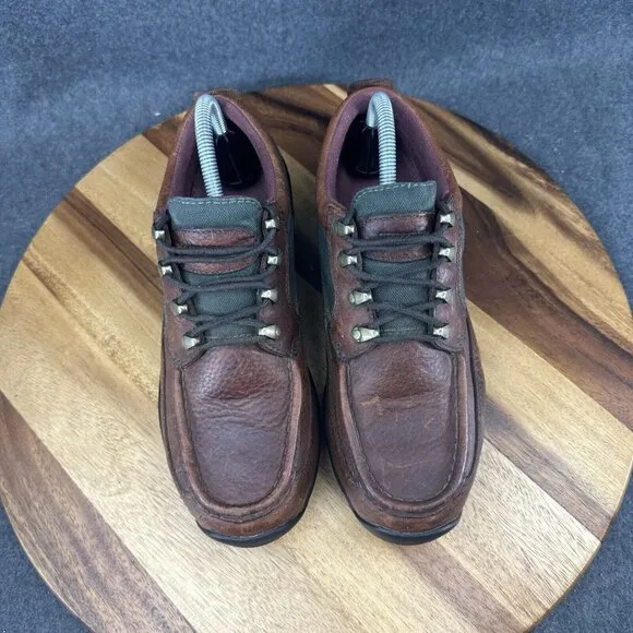 Men's Chippewa Brown Leather Lace Up Boots Hiking Sz 8W Waterproof 24701 1202