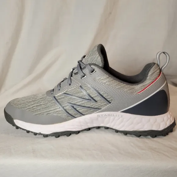 Men's New Balance Fresh Foam Contend Golf Shoes Size 9 Gray/Charcoal
