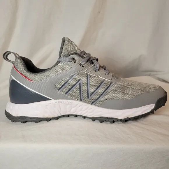 Men's New Balance Fresh Foam Contend Golf Shoes Size 9 Gray/Charcoal