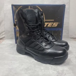 Mens Tactical Black Boots Size 8 Bates E02261 Side Zipper Sport‎