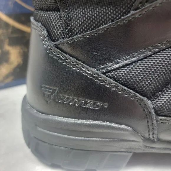 Mens Tactical Black Boots Size 8 Bates E02261 Side Zipper Sport‎
