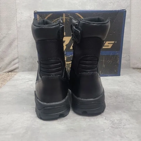 Mens Tactical Black Boots Size 8 Bates E02261 Side Zipper Sport‎