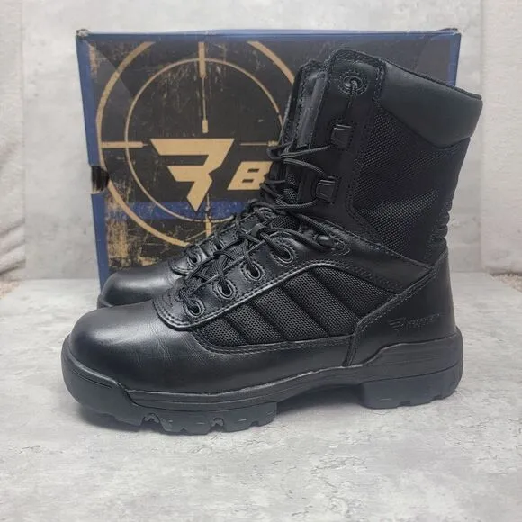 Mens Tactical Black Boots Size 8 Bates E02261 Side Zipper Sport‎