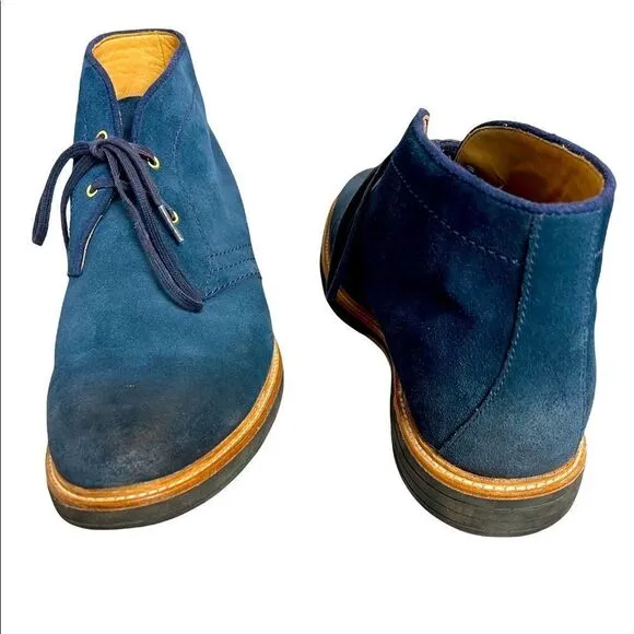 Men’s Ugg Dagmann Chukka Boot Lace-up Blue Suede Size 13