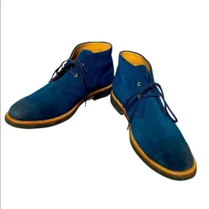 Men’s Ugg Dagmann Chukka Boot Lace-up Blue Suede Size 13