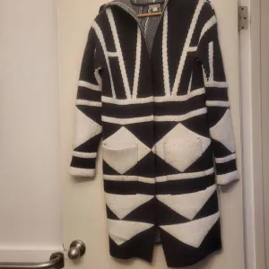 Merona Southwestern Cowgirl Super-soft Thick Hooded Comfy Cozy Cardigan Jacket:S
