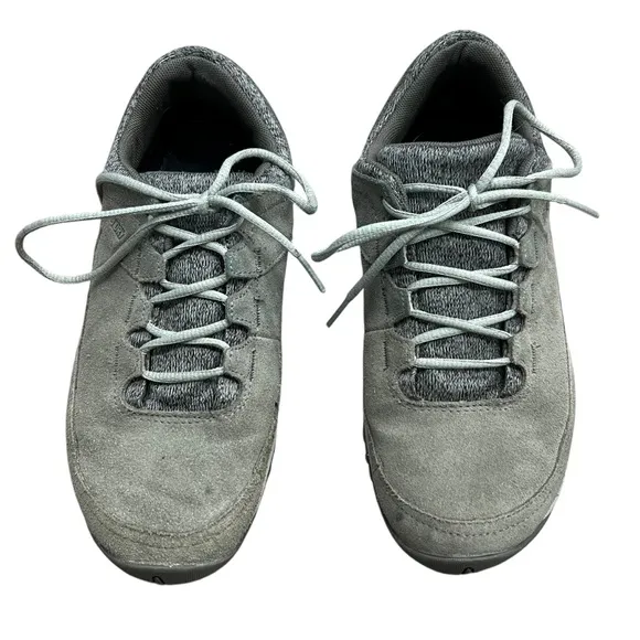 Merrell Addison Gray Suede Fleece Lined Waterproof Sneakers Shoes Women's 7.5