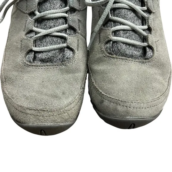 Merrell Addison Gray Suede Fleece Lined Waterproof Sneakers Shoes Women's 7.5