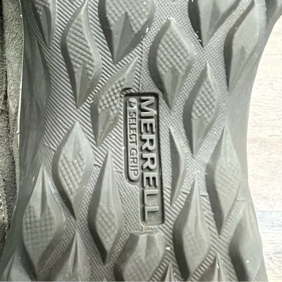 Merrell Addison Gray Suede Fleece Lined Waterproof Sneakers Shoes Women's 7.5