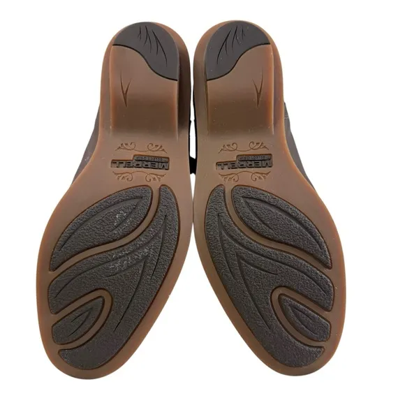 Merrell Bracken Performance Leather Canvas Pull On Boots Brown Size 7