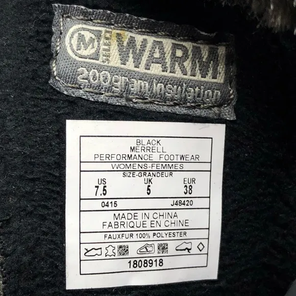 Merrell  Decora Chant Winter Boots 7.5