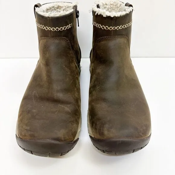 Merrell Encore 4 Bluff Zip Polar Waterproof Winter Boots Espresso 9.5