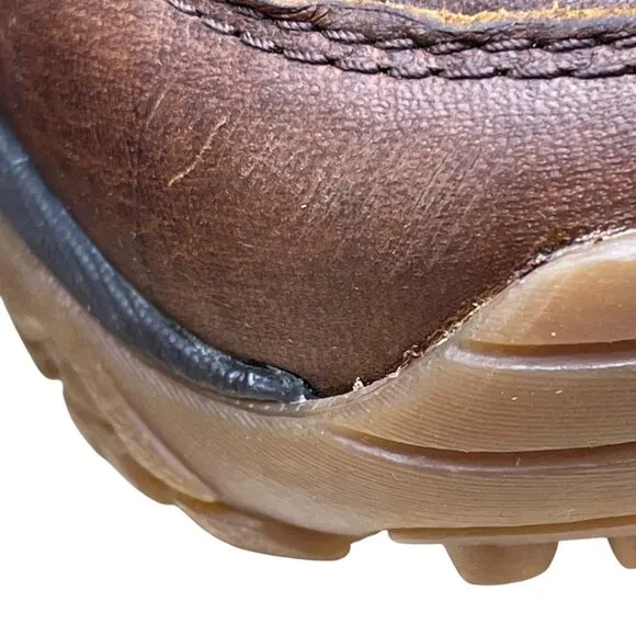 Merrell Men’s Brown Leather Moab 2 Mid Vibram Sole Waterproof Hiking Boots Sz 12