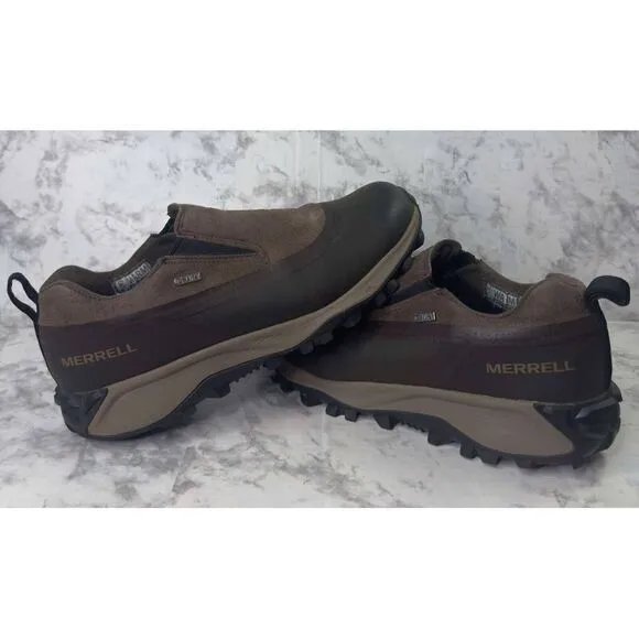 Merrell Men's‎ Size 9.5 Thermo Snowdrift Moc Shell Waterproof Brown moab Hiking