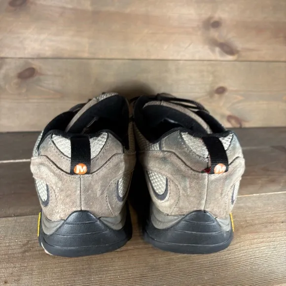 merrell moab 2 mens size 15 shoes brown suede waterproof hiking sneakers