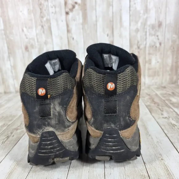 Merrell Moab 2 Waterproof Hiking Boots Vibram Soles Mens Size 10.5