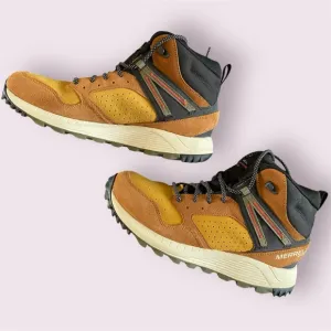 Merrell Wildwood Men's Brown and Black Hiking Boots size 10