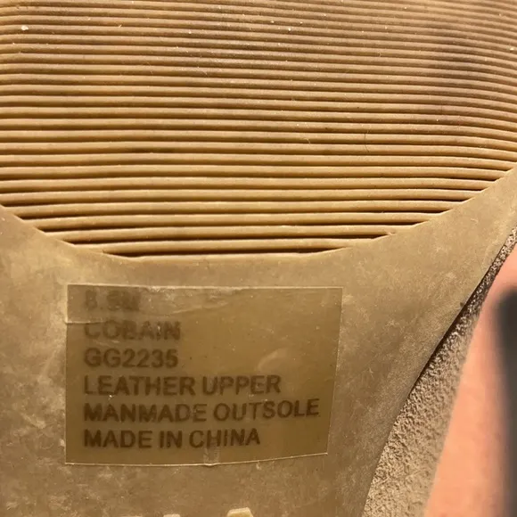 MIA Cobain Suede Leather Upper Short Boots size 8.5
