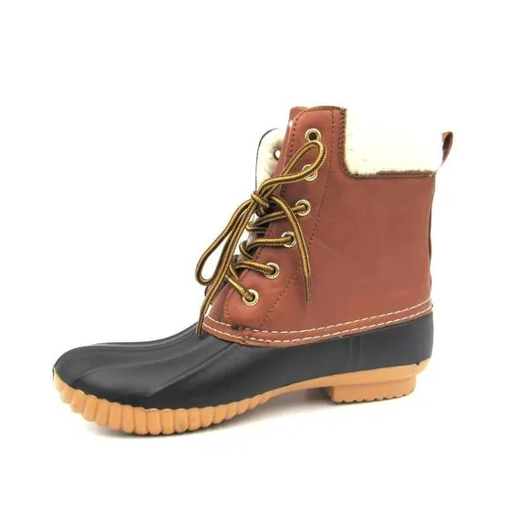 MIA Matthew Faux Shearling Duck Boots SZ 8