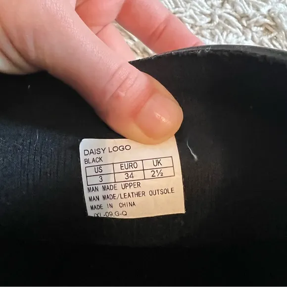 Michael Kors Black/Gold Daisy Logo Rain Boots - Children’s