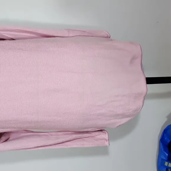 Michael Kors Pink Knit Long Sleeves Tunic Sweater Size M