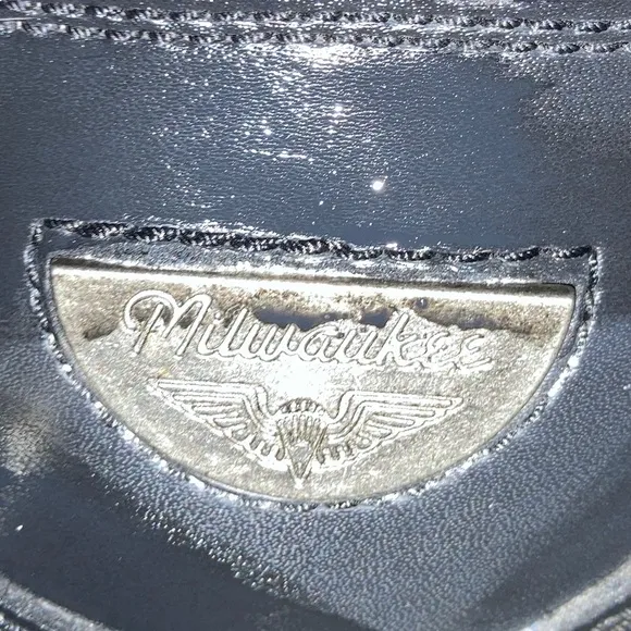 Milwaukee Motorcycle Clothing Women’s Leather Black Road Captain Boots 8.5 Biker