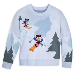 Minnie Mouse and Friends Holiday Homestead Sweater – Like New 🎄✨