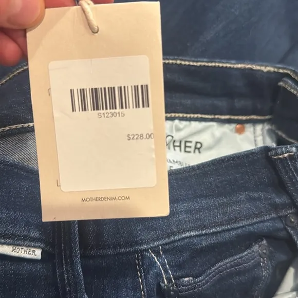 MOTHER denim The Rambler Zip Ankle in Animal Instinct 25 NWT