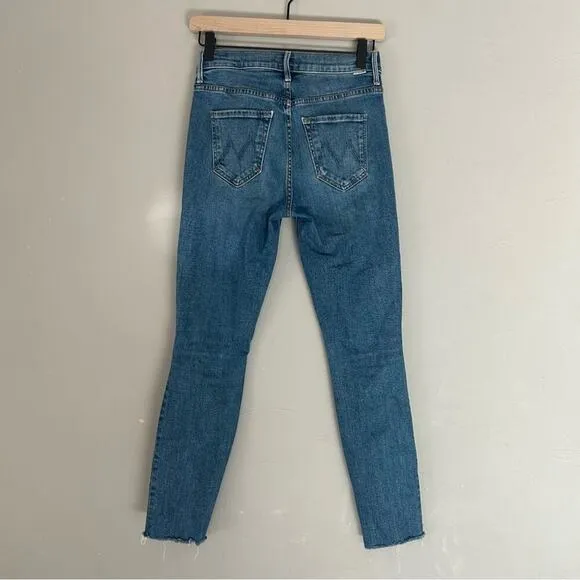MOTHER The Stunner Ankle Fray Jeans - So Long, Size 25