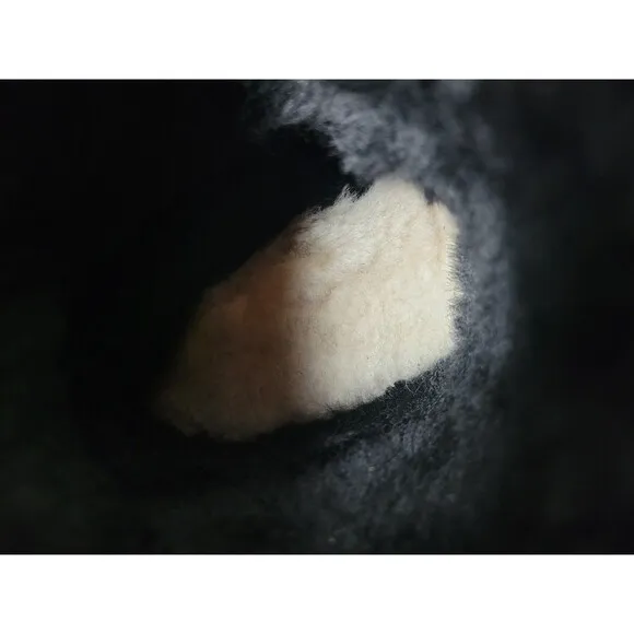 Mou Mens Black Sheepskin Ankle Eskimo Boots Sz 42 / US 9 ?