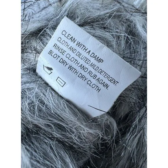 MUK LUKS Gwen Tall Lace Up Faux Fur Lined Black Blue Thinsulated Size 10