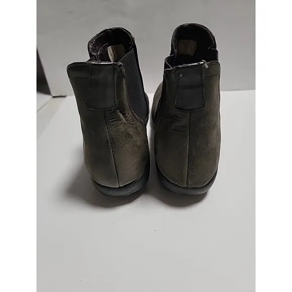 Naot Chelsea Boots, Remana 37 / 6 Charcoal Black Nubuck Leather