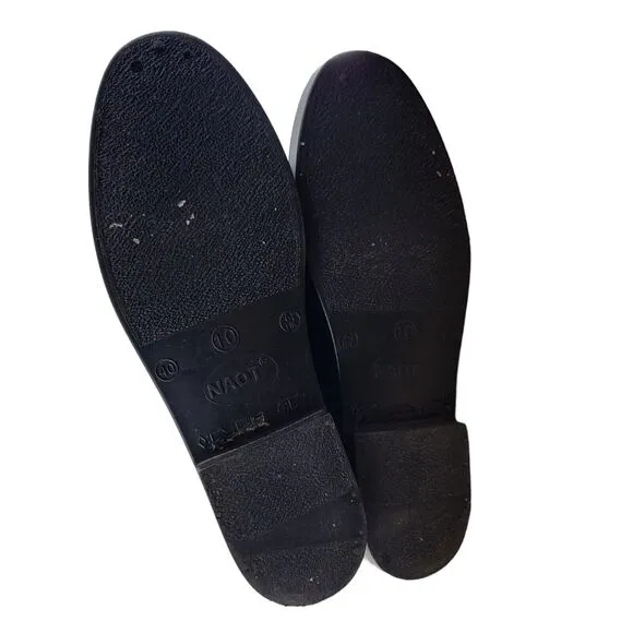 Naot Sporty Dafna Rain Boots Womens Size 10 Black Lace Up Recycled Materials