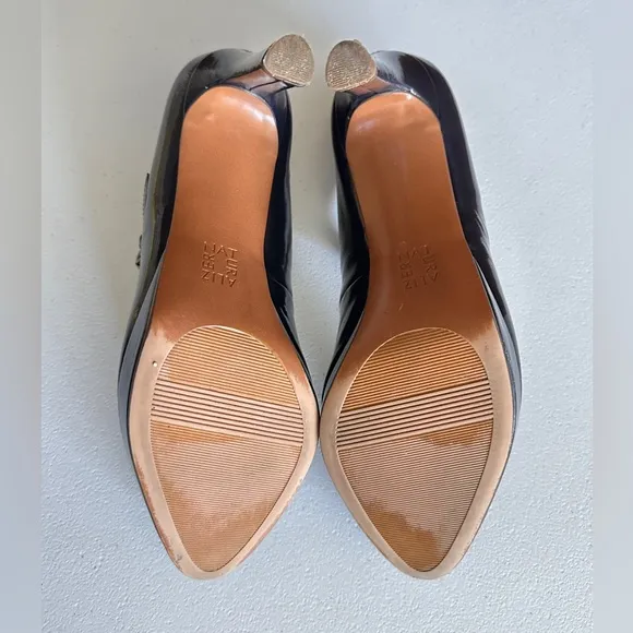 Naturalizer Navy Patent Leather Talissa Mary Jane Shoes 8.5M
