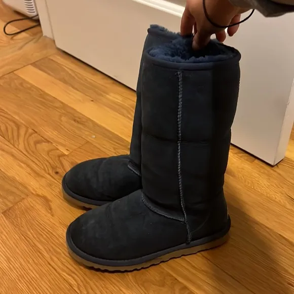 Navy Blue UGG Boots Tall