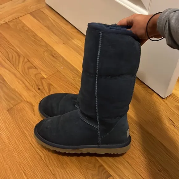 Navy Blue UGG Boots Tall