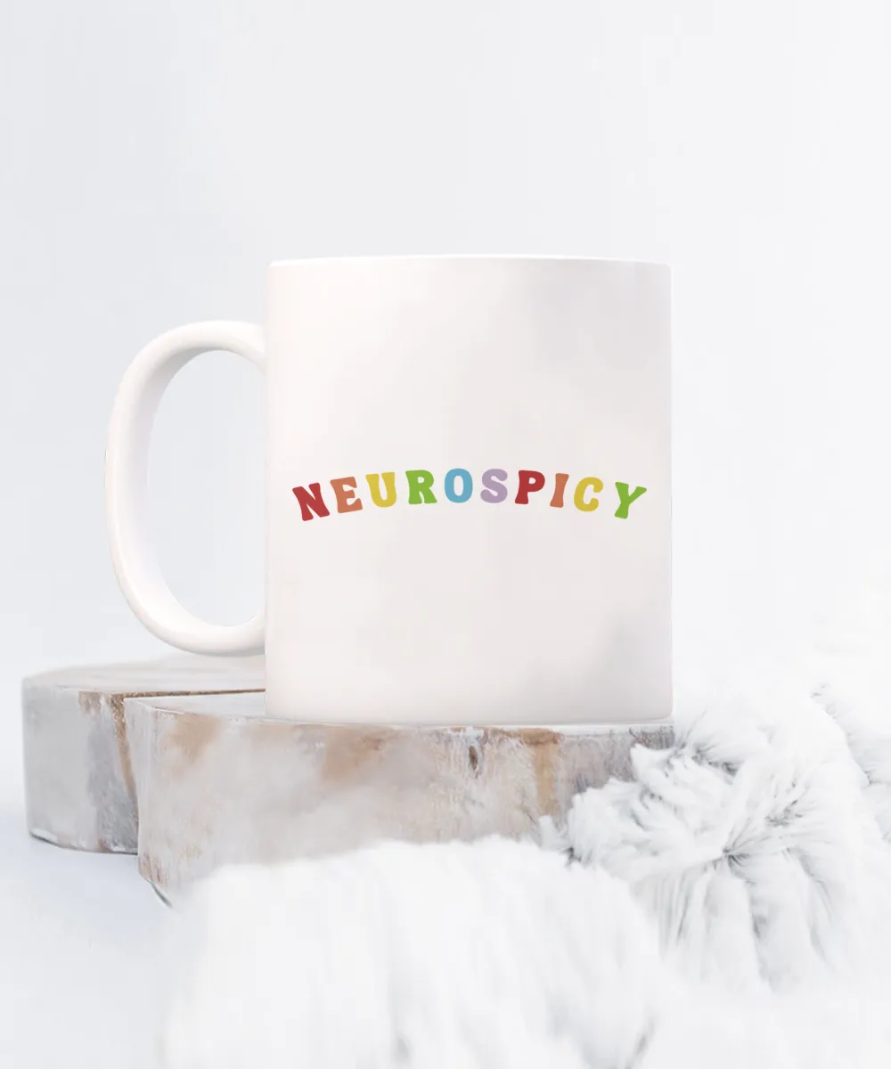 Neurodivergent, Neurospicy, Neurodiversity Mug, Autism Mug, Autism Acceptance, ADHD Mug, Autism Month, Coffee Cup