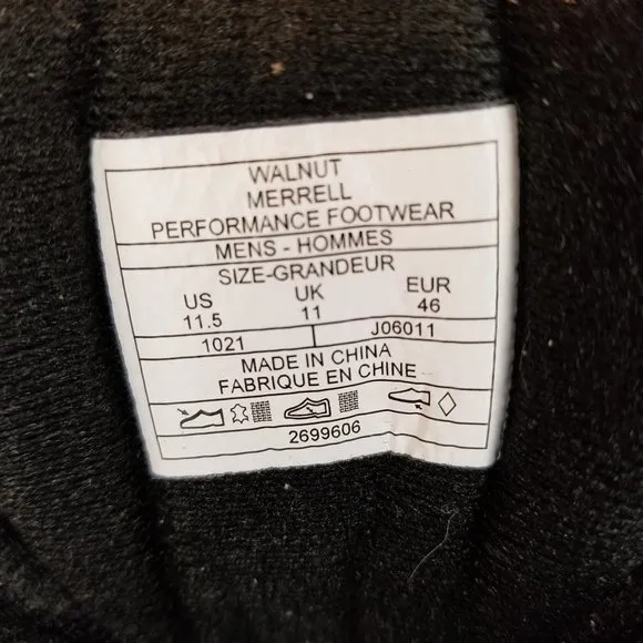 Never Hiked in Walnut Merrell Moab 2 Vent Low Hiking Shoes for Men